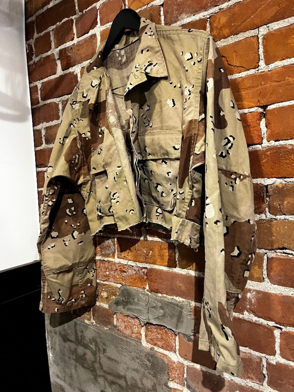 Vintage Cropped Desert Camo Jacket